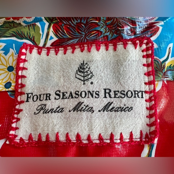Erica Maree for Four Seasons Punta Mita, Mexico- handmade vacation tote bag. - Picture 7 of 14